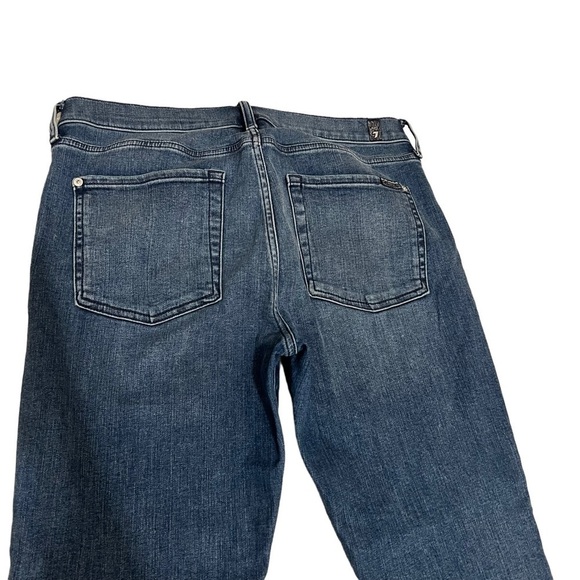 7 For All Mankind Blair Skinny Ankle Jean Pant Size 31 - Picture 4 of 9